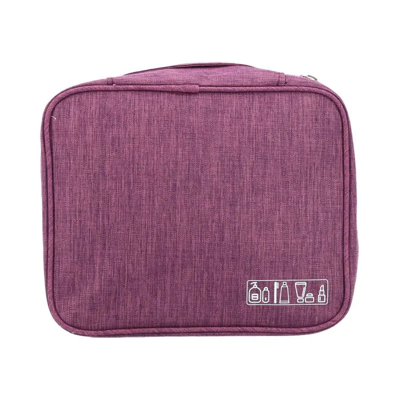 Necessaire Feminina de Tecido Roxo