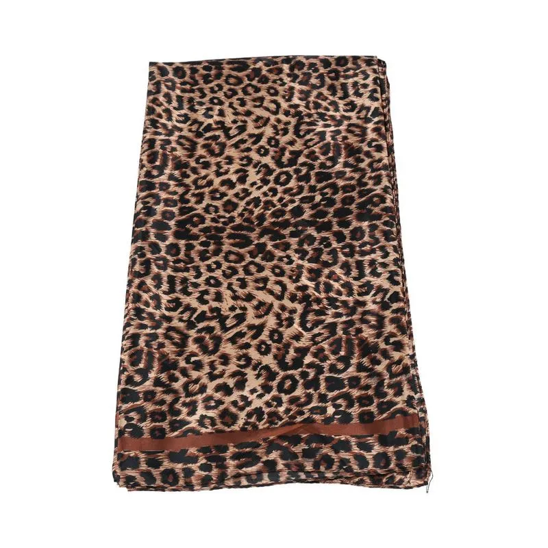 Lenço Feminino de Tecido Marrom