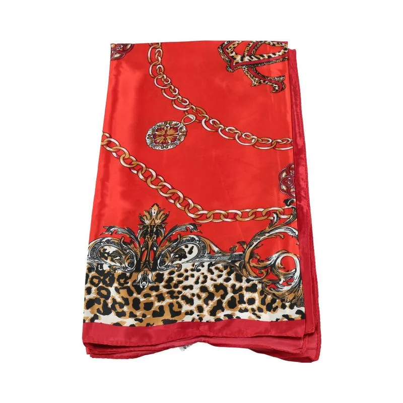 Lenço Feminino de Tecido Vermelho
