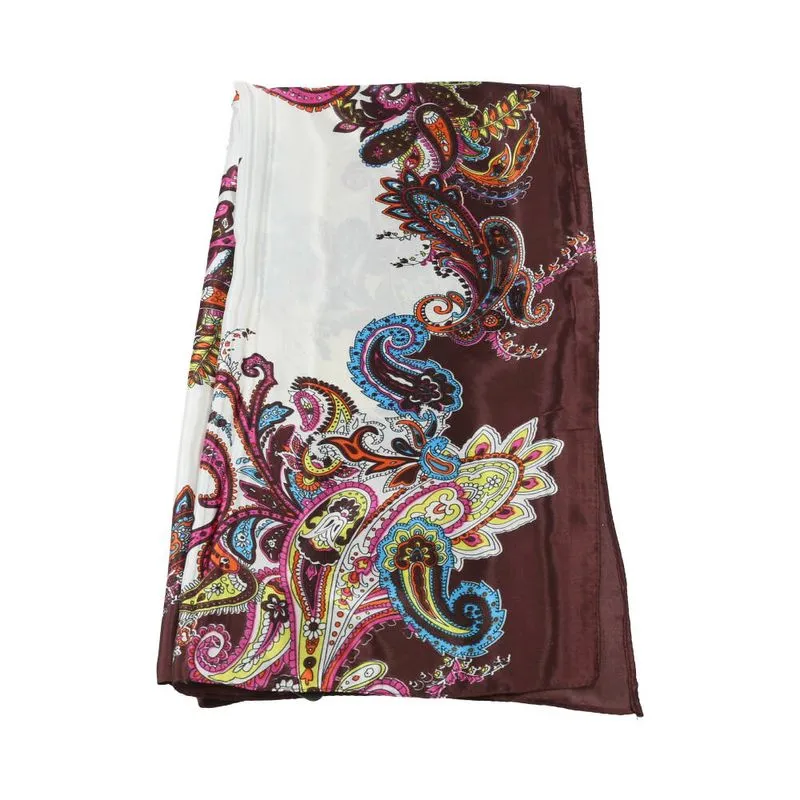 Lenço Feminino de Tecido Marrom