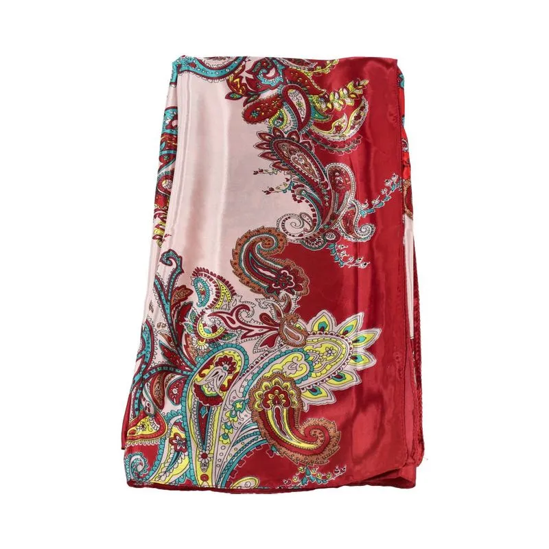 Lenço Feminino de Tecido Vinho