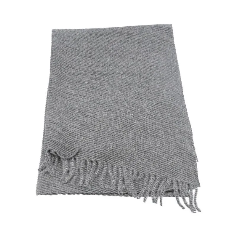 Lenço Feminino de Tecido Cinza