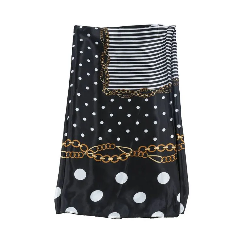 Lenço Feminino de Tecido Preto