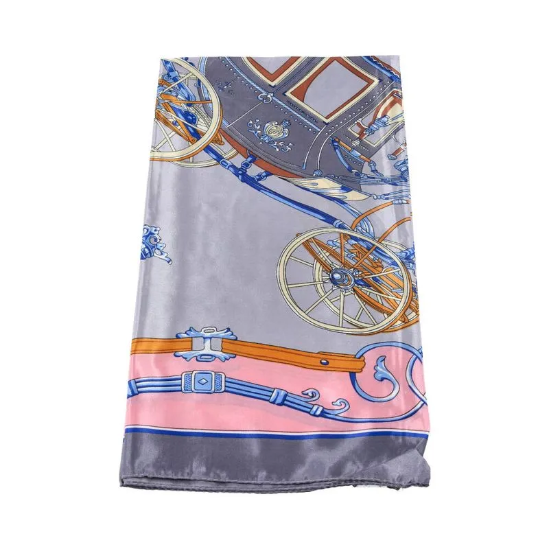 Lenço Feminino de Tecido Cinza