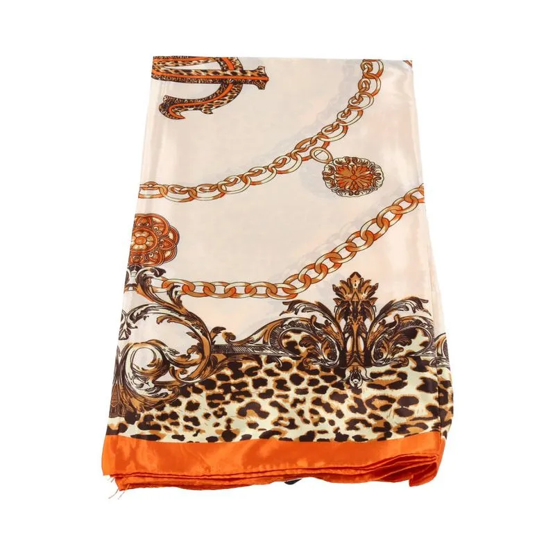 Lenço Feminino de Tecido Laranja
