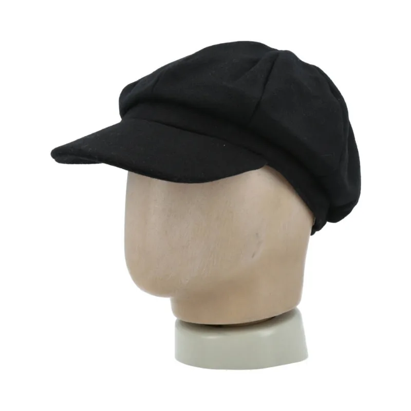 Boina Feminina de Tecido Preto