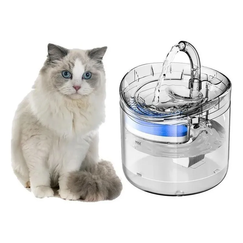 2.0l Newpet Fonte De Água Bebedouro Para Gatos E Cães Usb