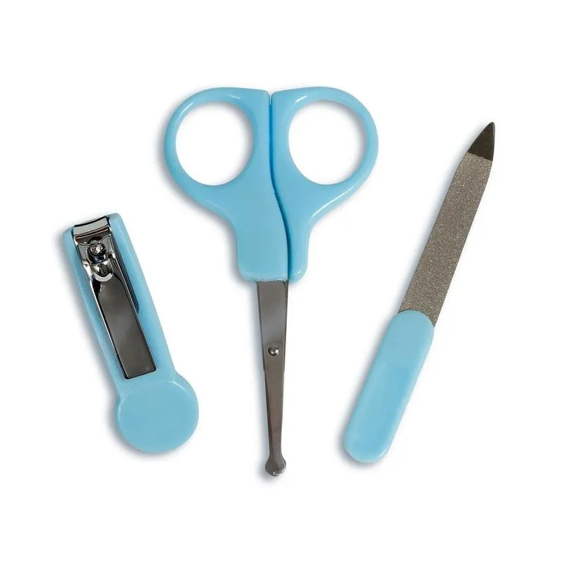 Kit De Higiene Para Unhas Azul Babygo Premium