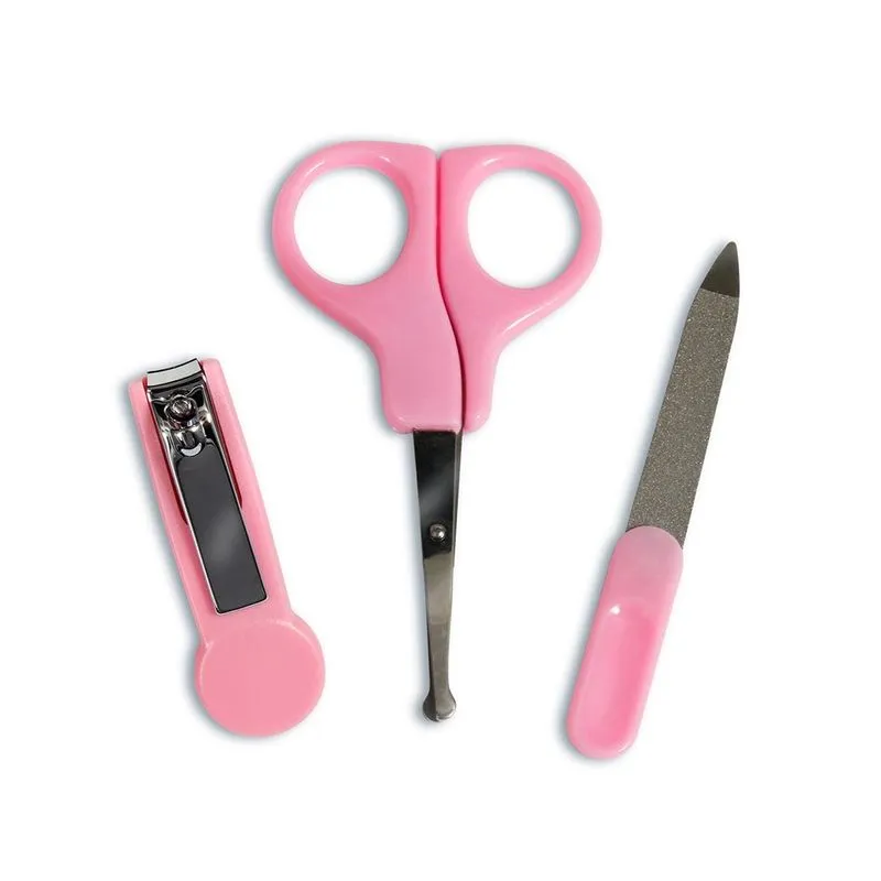 Kit De Higiene Para Unhas Rosa Babygo Premium
