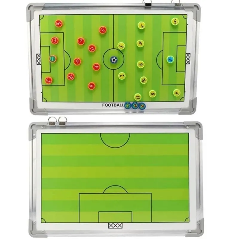 Lousa Quadro Magnetico De Futebol Com Marcadores Prancheta Campo Mural