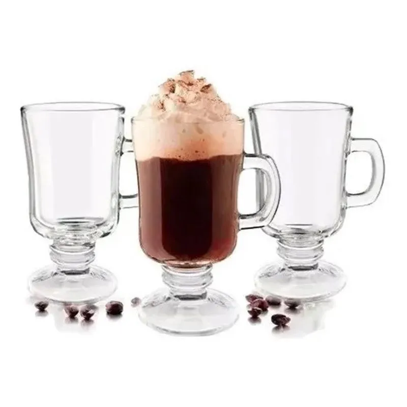 Kit 3 Xícaras De Vidro Café Nespresso Dolce Gusto 114ml