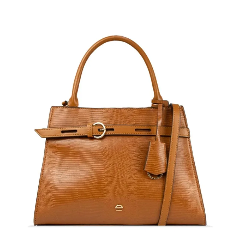 Bolsa Mão Newclassic Le Postiche CAMEL