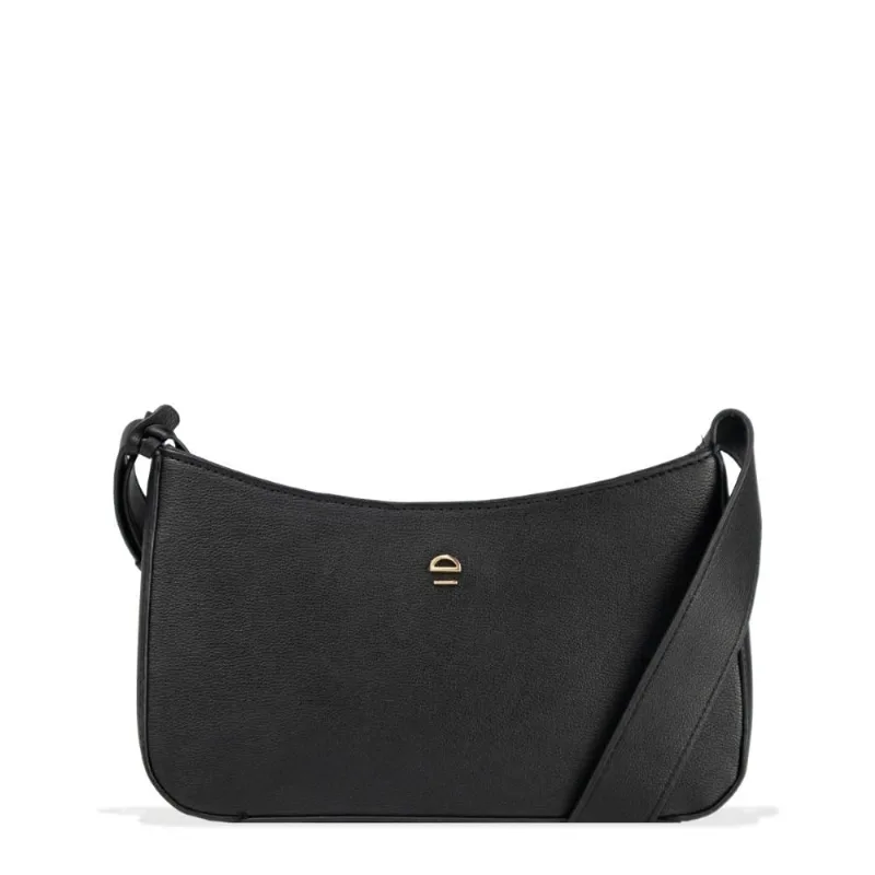 Bolsa Tiracolo com Mini Carteira Essentials Le Postiche PRETO