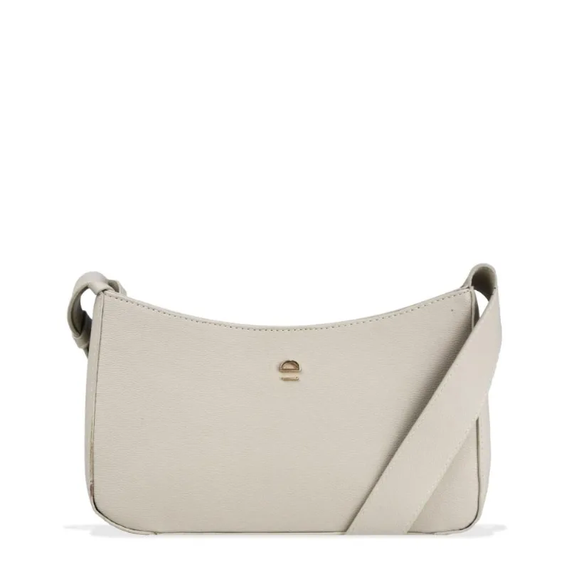 Bolsa Tiracolo com Mini Carteira Essentials Le Postiche OFF WHITE