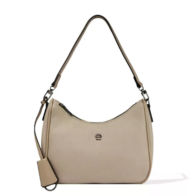 Bolsa Ombro Saffiano Urban Le Postiche BEGE