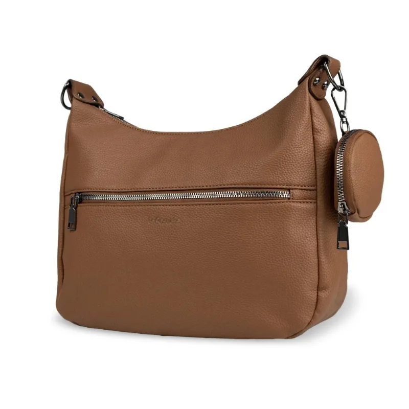 Bolsa Ombro Canoa Floater Le Postiche MARROM