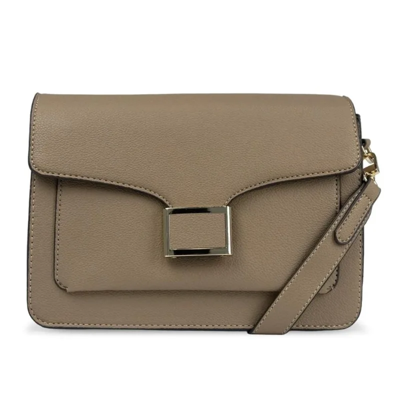 Bolsa Mini com Tampa Floater Le Postiche MARROM