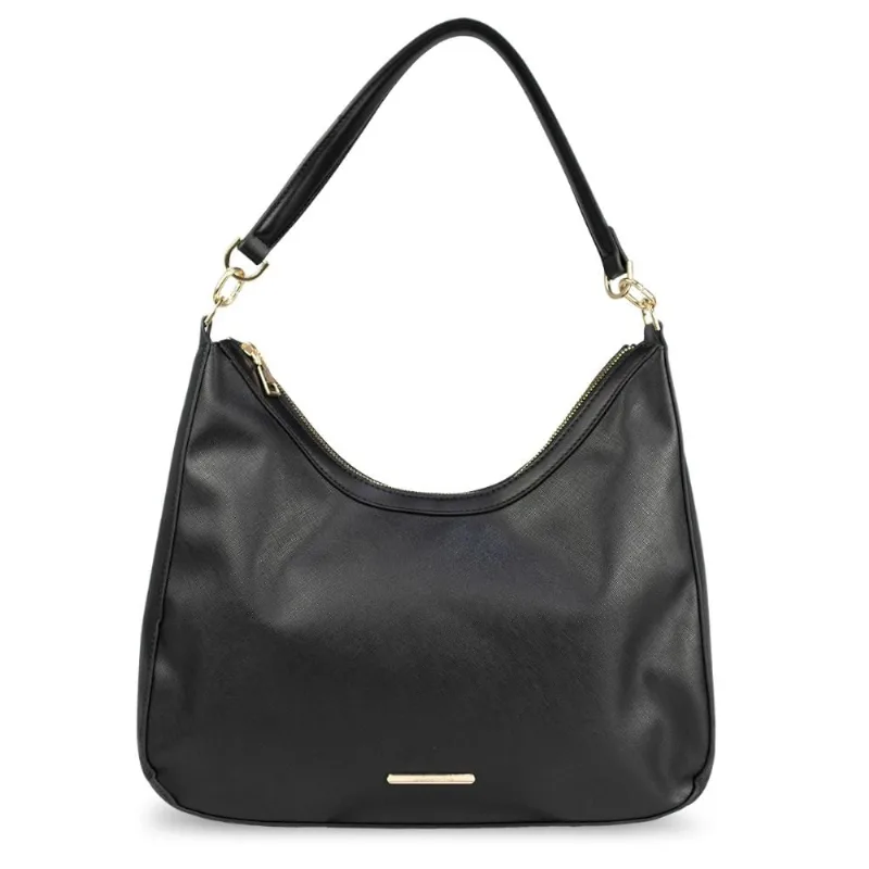 Bolsa Ombro Saffiano Elegance Le Postiche PRETO