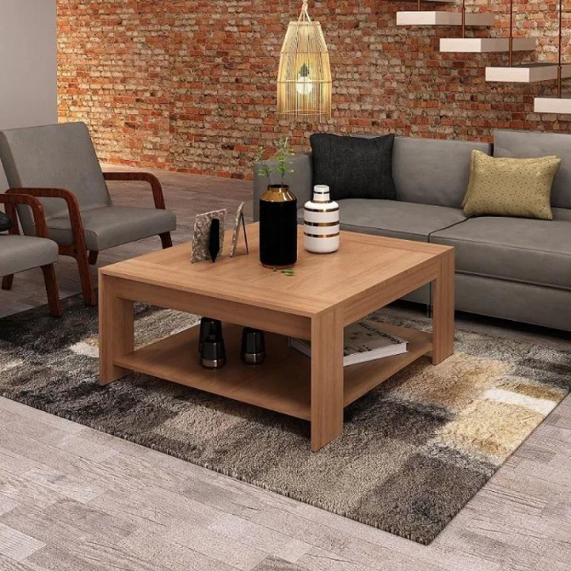 Mesa De Centro Mc2219 Amêndoa Ammo Mobili