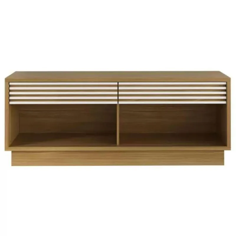 Rack Ra2003 2 Gavetas Tecnomobili Natural/off White Natural/off White
