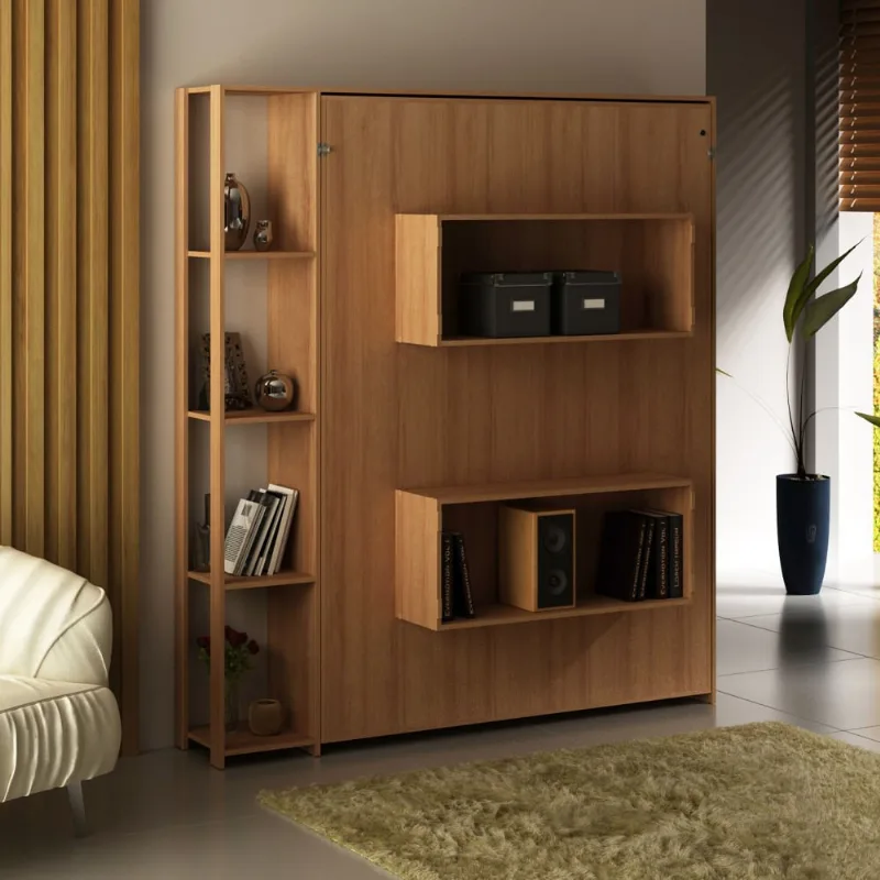 Cama Articulada Casal 4 Prateleiras 2 Nichos Cm8014 Tecnomobili