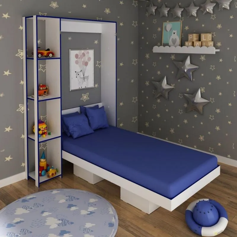 Cama Articulada Infantil 2 Prateleiras 2 Nichos CM8013 Tecno Mobili