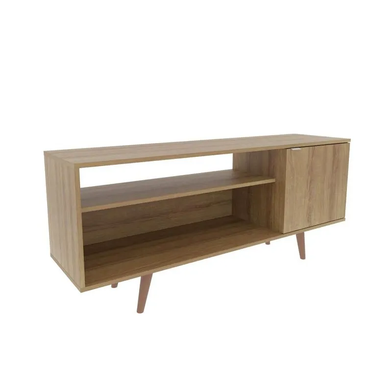 Rack Para TV até 42'' Com 1 Portas R1486 Amêndoa