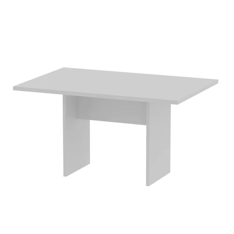 Mesa De Reunião Para Escritório 136x90cm Me4191 Branco