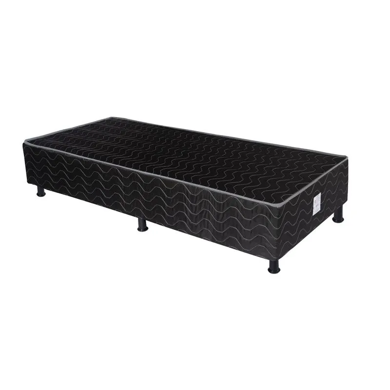 Base Para Cama Box Solteiro 24x88x188 Preto - Ortofirme
