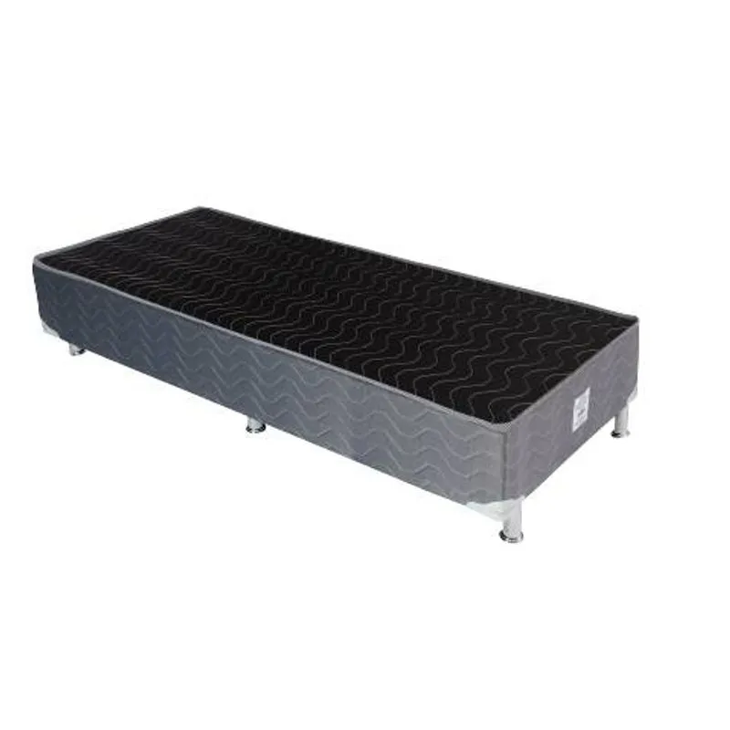 Base Box Solteiro 31x100x198 Cinza - Ortofirme