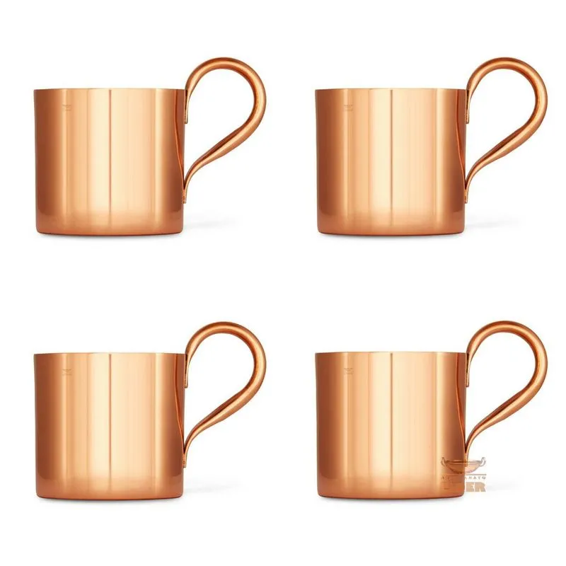 Kit 4 Canecas De Cobre Moscow Mule