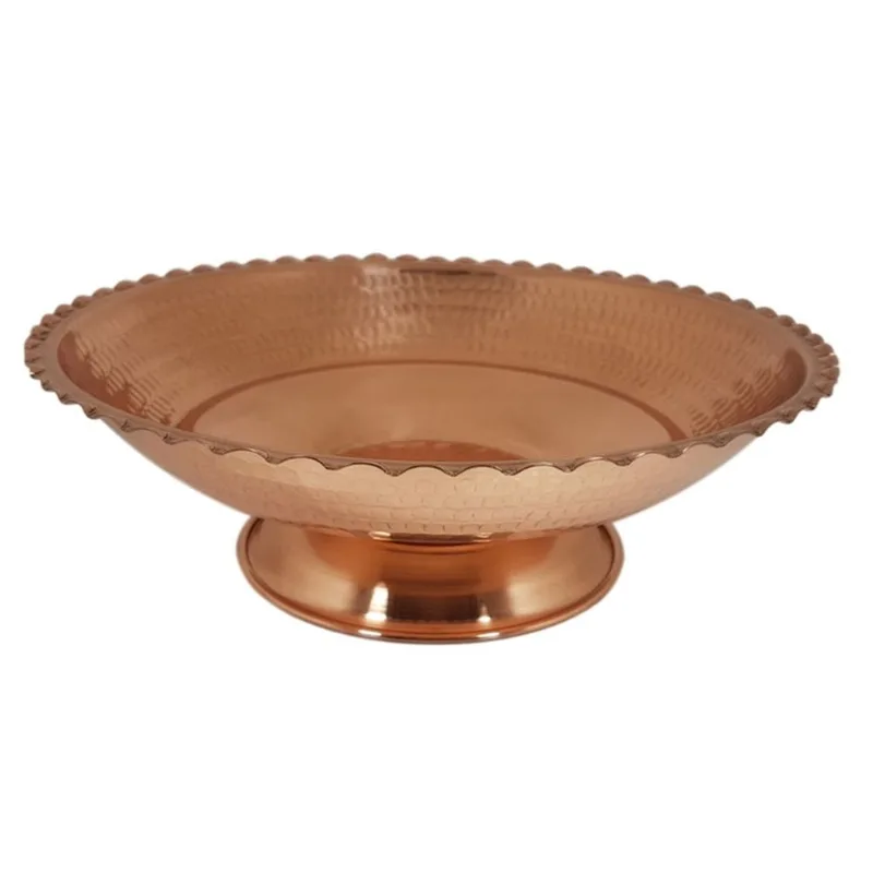 Fruteira de Mesa em Cobre Sem Pé G
