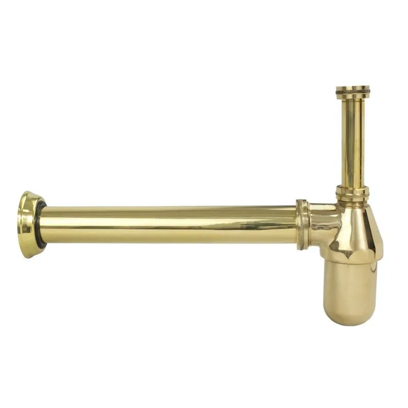 Sifão Dourado Para Lavatório