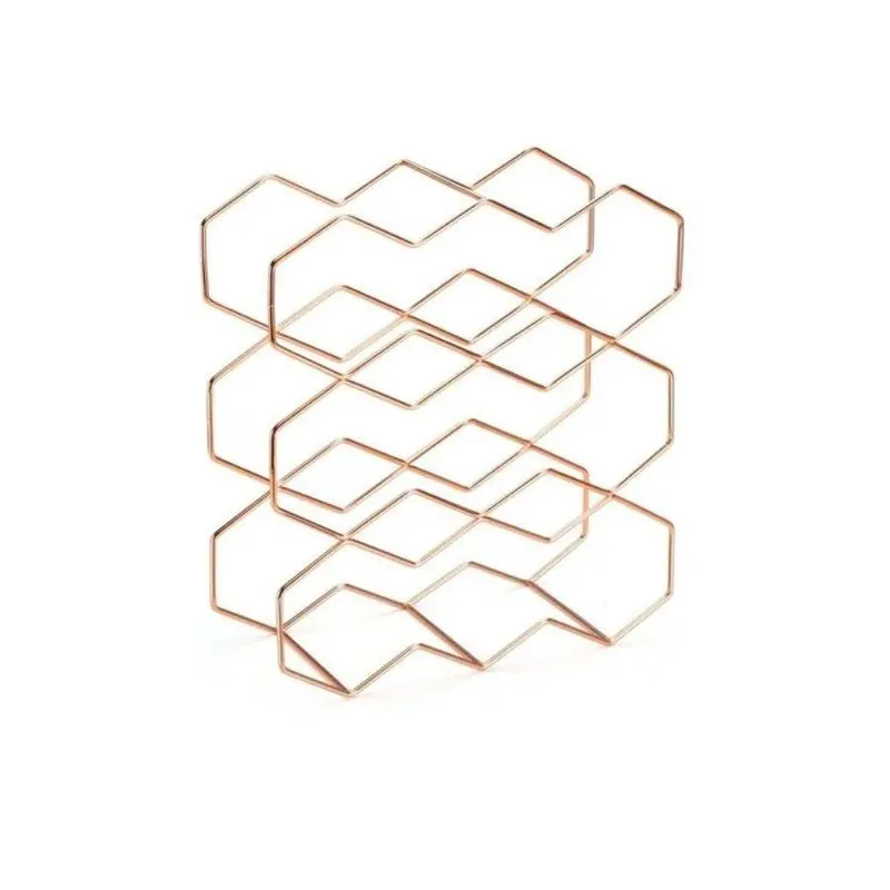 Adega Para 9 Garrafas Rose Gold