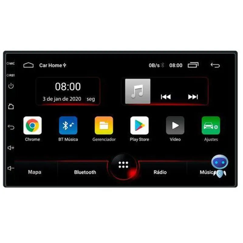 Multimídia Universal Twincan 7 Android 10 + Bt + Voz