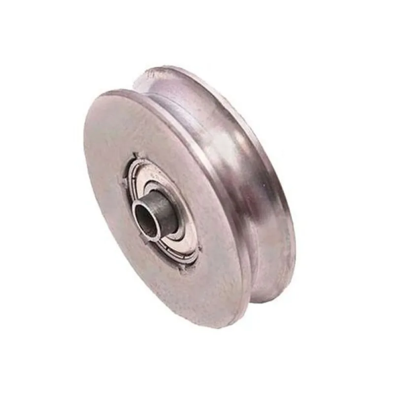 Roldana Ferro Maciça 50mm (2") para Portão Cantoneira com Bucha - Ferrosul