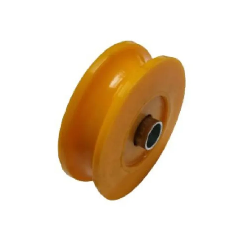 Roldana Nylon Laranja Maciça 50(2") Tipo U 1/2" Bucha - Ferrosul