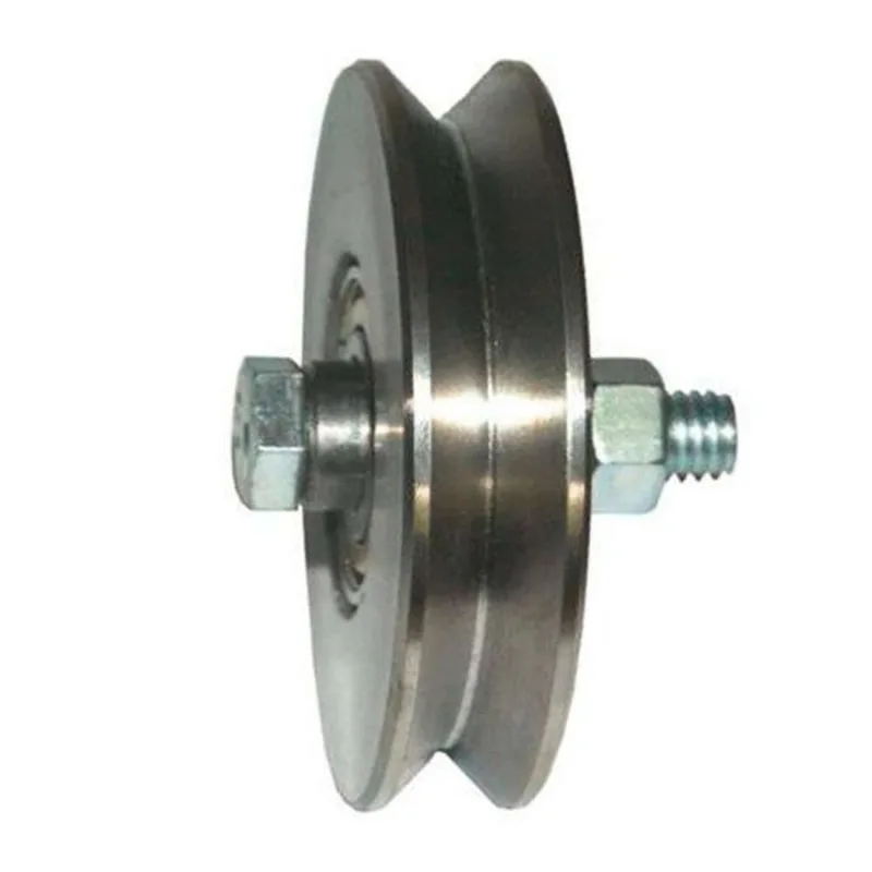 Roldana Ferro Maciça 80mm Tipo V para Portão - Ferrosul