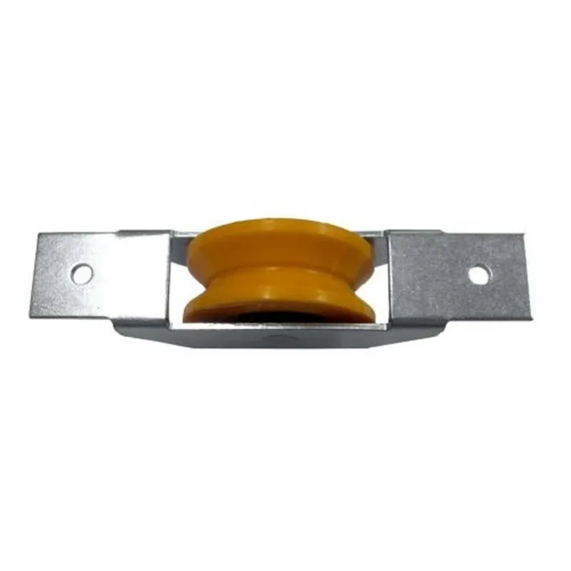 Roldana Nylon Laranja Maciça 50(2") Tipo V (Cantoneira) Aço - Ferrosul