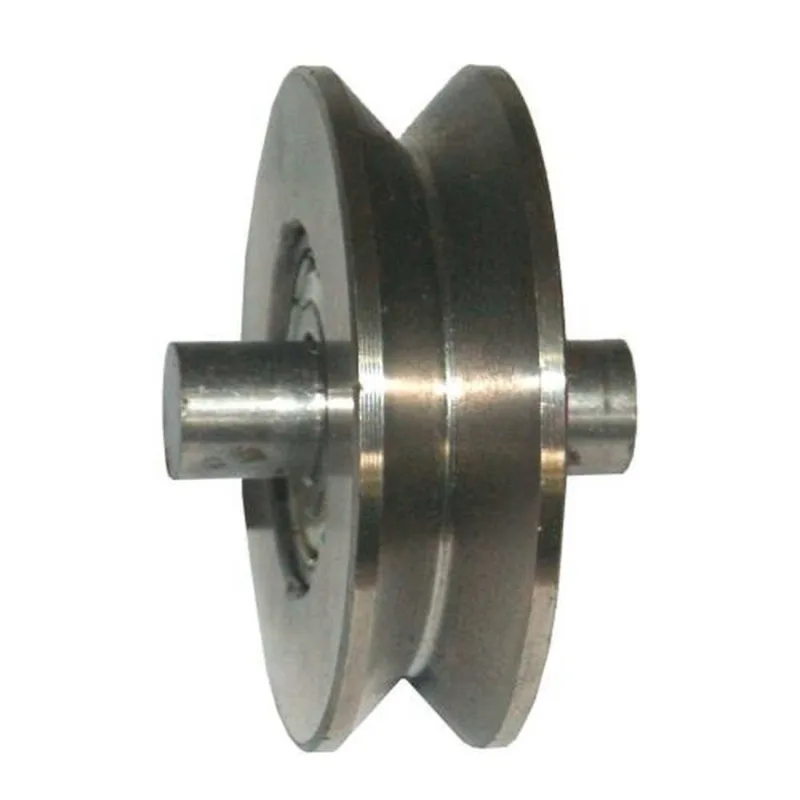 Roldana Ferro Maciça 80mm Tipo V (Cantoneira) c/ Pino - Uso em Portões - Ferrosul