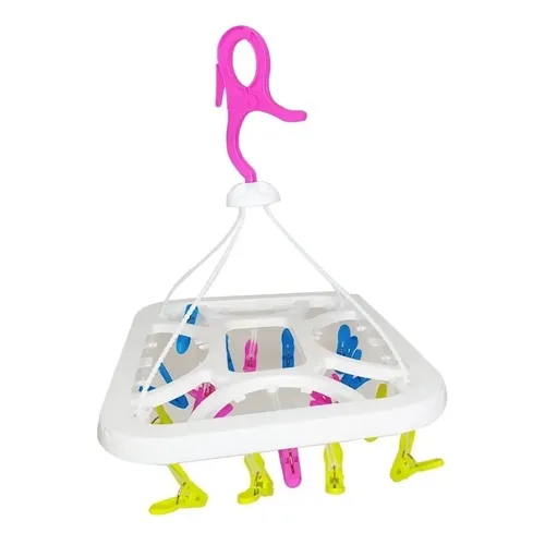 Varal Plastico Para Roupas Intimas C/18 Prendedores Fuy439