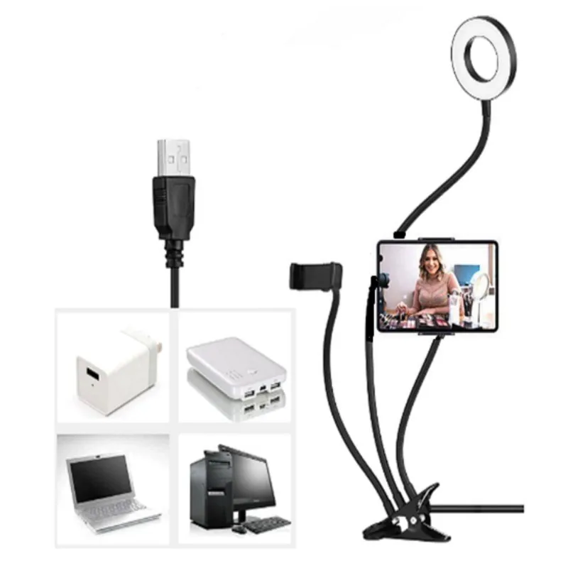 Kit Ring Light Iluminacao Profissional Com Tripé