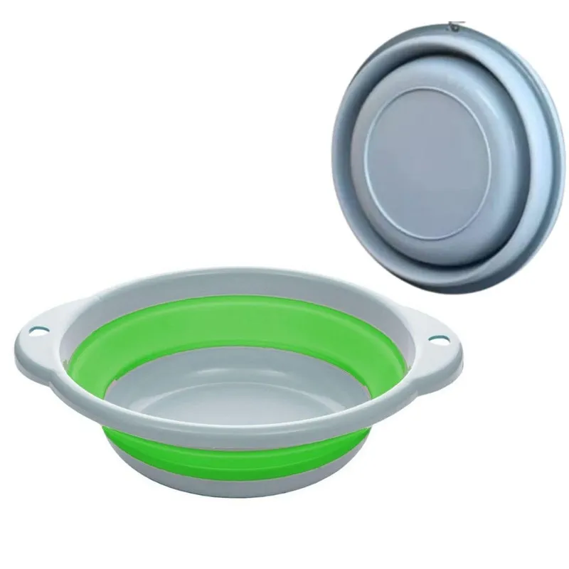 Bacia Dobrável Retrátil De Silicone Capacidade 10l 35cm