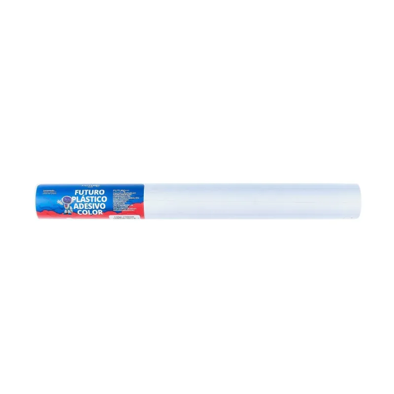 Plastico Adesivo Futuro Track Color Branco 45cmx10m 80 Micra