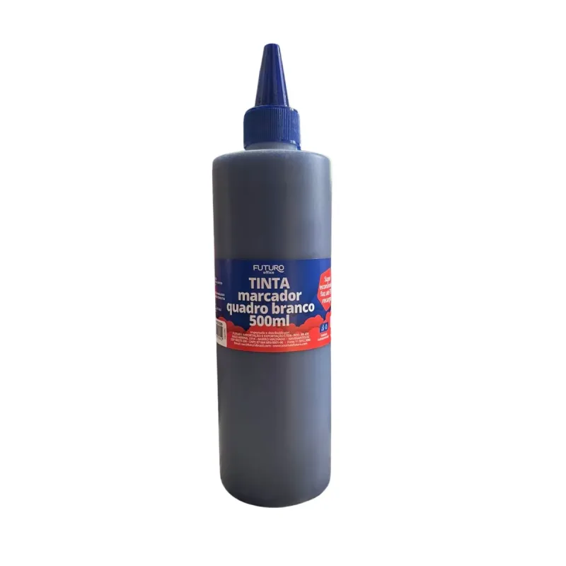 Tinta Marcador Futuro Quador Branco 500ml Azul
