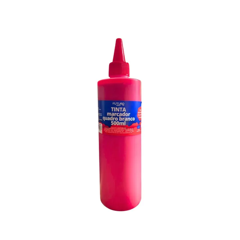 Tinta Marcador Futuro Quador Branco 500ml Vermelho
