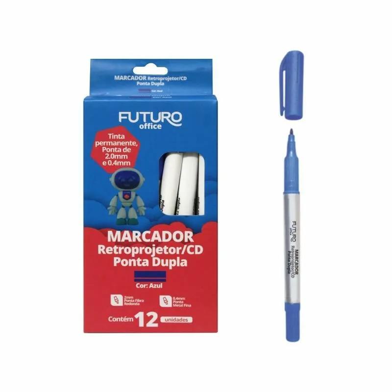 Marcador Permanente - CD 2.0 Azul - Futuro