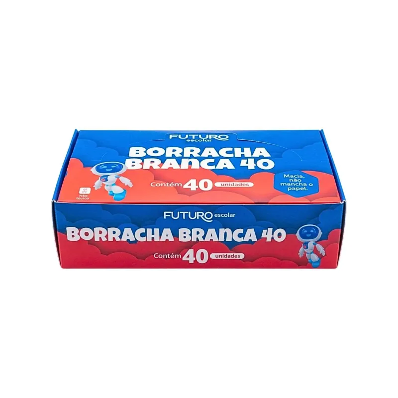 Borracha Branca Futuro com 40 Unidades