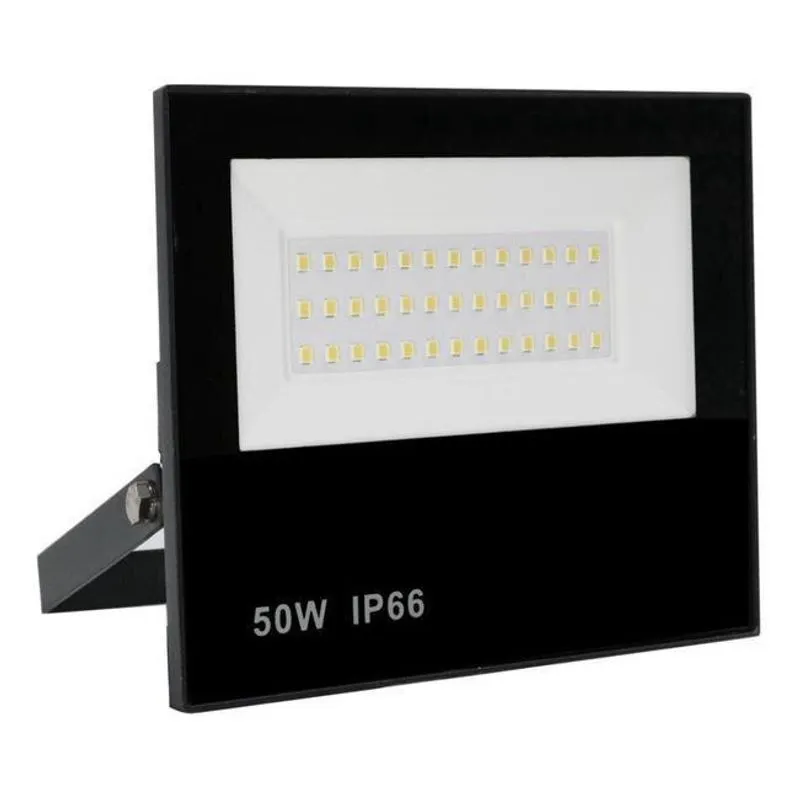 Refletor Led Holofote 50W A Prova D'Água Branco Frio 6500K