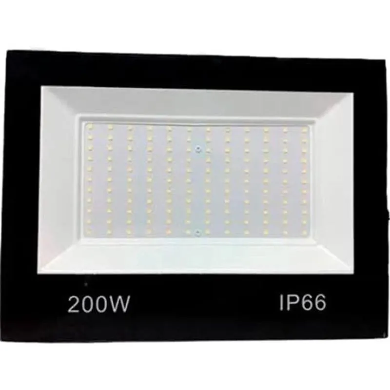 Refletor Led Holofote 200W A Prova D'Água Branco Frio 6500K